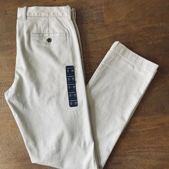 Mens NWT J. Crew Factory Stone Straight-fit flex chino pant SZ 32X34 - Picture 6 of 6